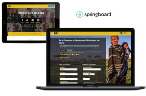 Springboard on the computer